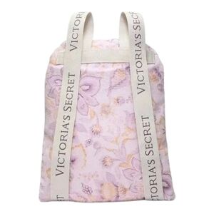 Victoria's Secret NWT Packable Beach Blanket Towel Retail $49.95 Lavendar Floral